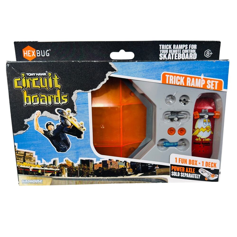 Tony Hawk Trick Ramp set w/Deck‎ & Fun Box Hexbug Circuit Board